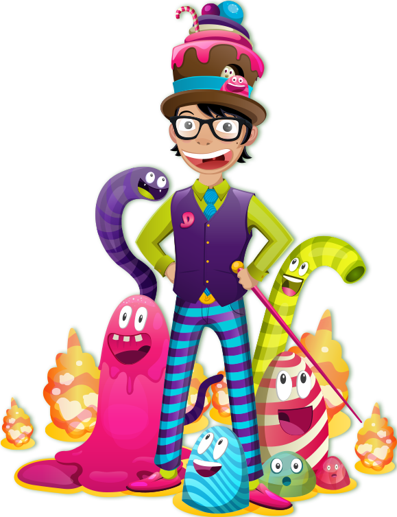 Dylan's House Of Candy - Cartoon (579x753)