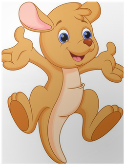 Canguro En Dibujos Animados (400x400)