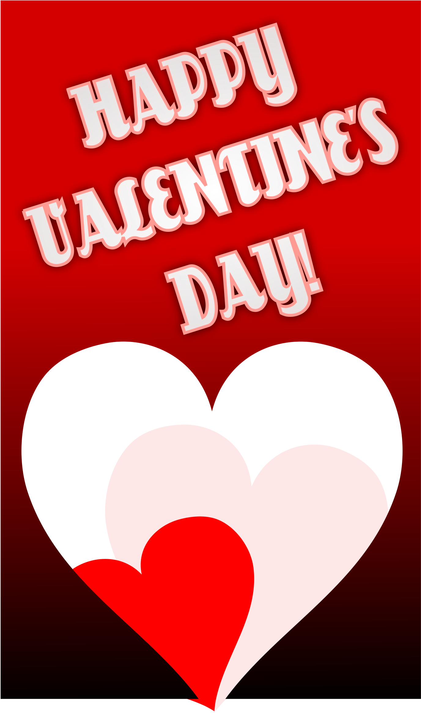 Valentines Card1 Png Huzjlh Clipart - Glücklicher Valentinstag 5 Karte (1697x2400)