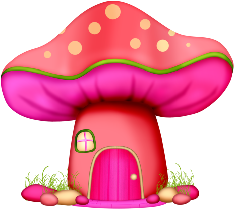 ‿✿⁀shrooms‿✿⁀ - Mushroom House Png (501x434)