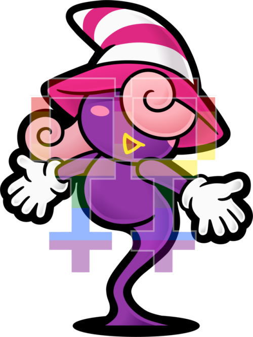 Mario Mushroom Clipart No Background - Paper Mario The Thousand Year Door Companions (500x666)