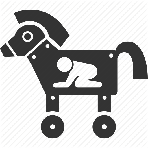 Trojan Horse Virus Icon - Trojan Horse Malware Icon (512x512)
