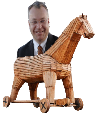 Stephen Elop Trojan Horse - Cavalo De Tróia Imagens (320x412)