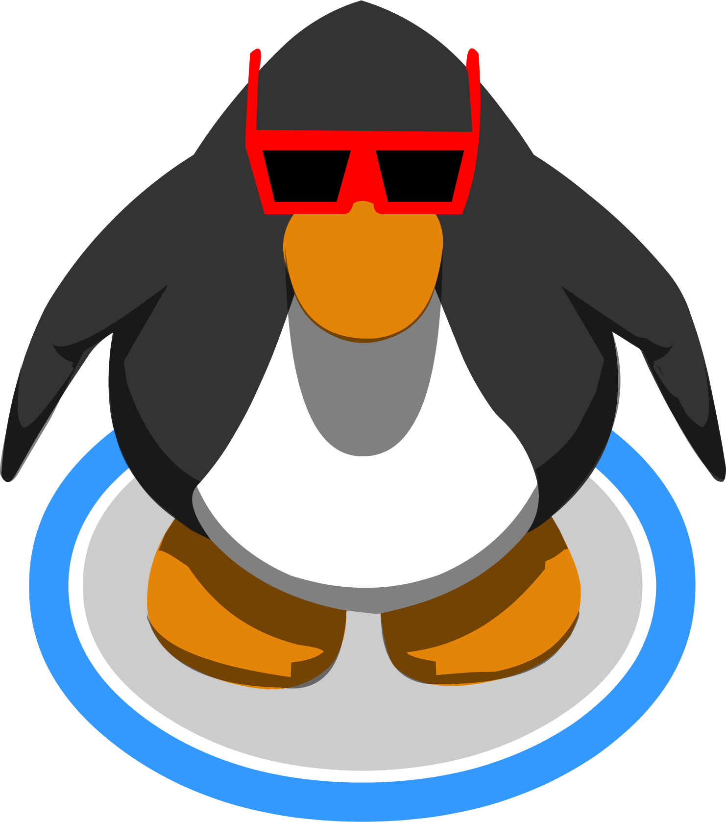 Club Penguin Penguin In Game (1482x1677)