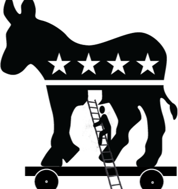 Others, Mostly Progressives Disenfranchised With Sanders' - Democrat Donkey (356x378)