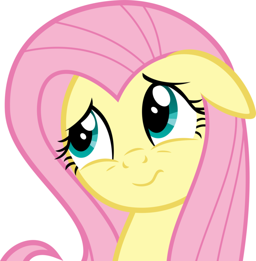 Fluttershy's Adorable Confused Face By Dmkruiz - My Little Pony Fluttershy Face (885x903)