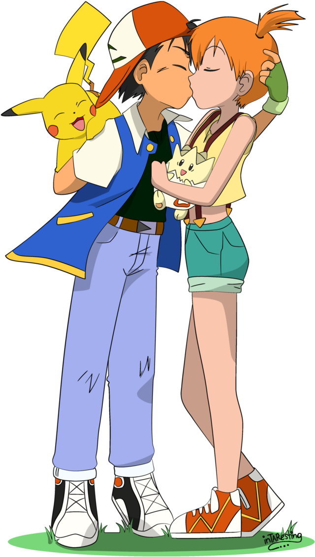 Not As Stupid As You Think By Intaresting - Ver Imágenes De Ash Y Misty Besándose (654x1222)