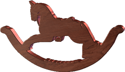Sookie Rocking Horse Gif By Sookiesooker - Digital Art (500x500)