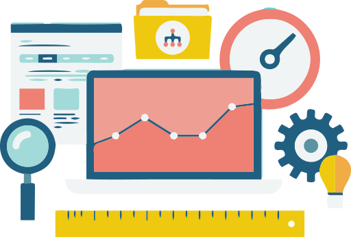 Blend For Your Online Or Offline Campaigns Our Talented - Search Engine Marketing Flat (512x346)