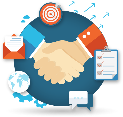 Linking Both Online And Offline Networks, We Offer - Customer Relationship Management Icon (600x500)