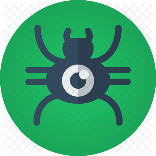 Web, Bug, Insect, Virus, Secure, Testingspider, Spy - Emblem (512x512)
