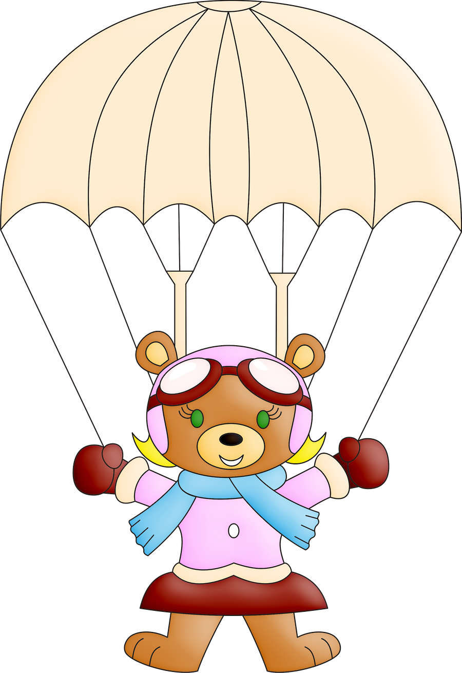 Http - //moniquestrella - Minus - Com/mblnp2vykqiplv - Clipart Bear Parachute (900x1310)