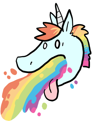 Top Images For Easy To Draw Anime Unicorn On Picsunday - Unicorn Gif Transparent Background (400x498)