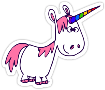 Elegant Cute Cartoon Unicorns Cute Rainbow Cartoon - Clip Art (375x360)
