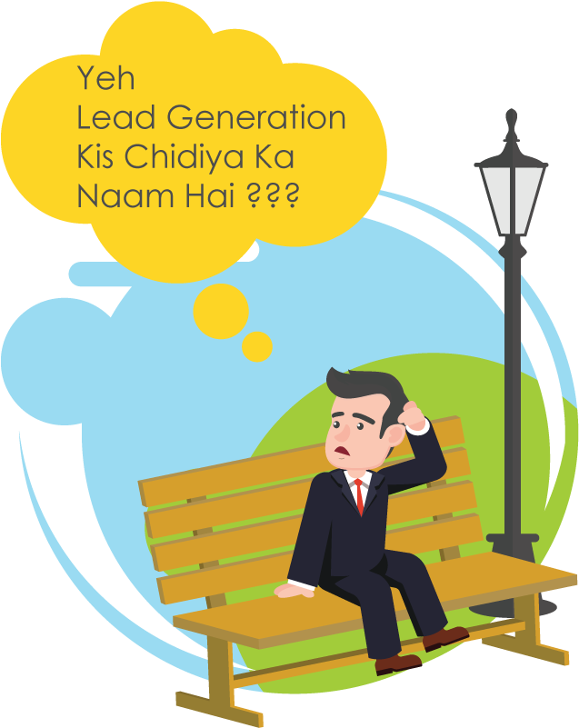 Lead Generation Is A Combination Of Online & Offline - Bench (800x800)