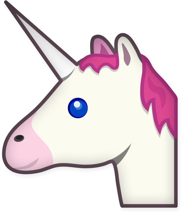 Drawing Unicorns - Transparents - Unicorn Emoji No Background (1200x900)