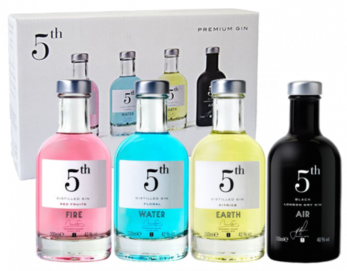 Uk/5th Gin 4x20cl Gift Pack Contents - Alcohol By Volume (500x450)