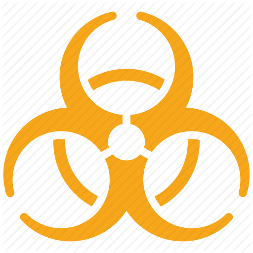 Virus Removal - Black Biohazard Icon (512x512)