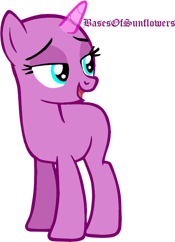 Mlp Base Unicorn - Mlp Base Unicorn (610x856)