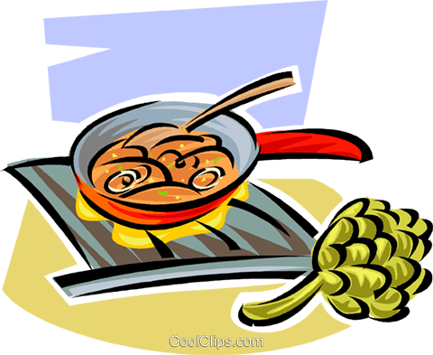 Stir Fry Royalty Free Vector Clip Art Illustration - Stir Fry Royalty Free Vector Clip Art Illustration (480x393)