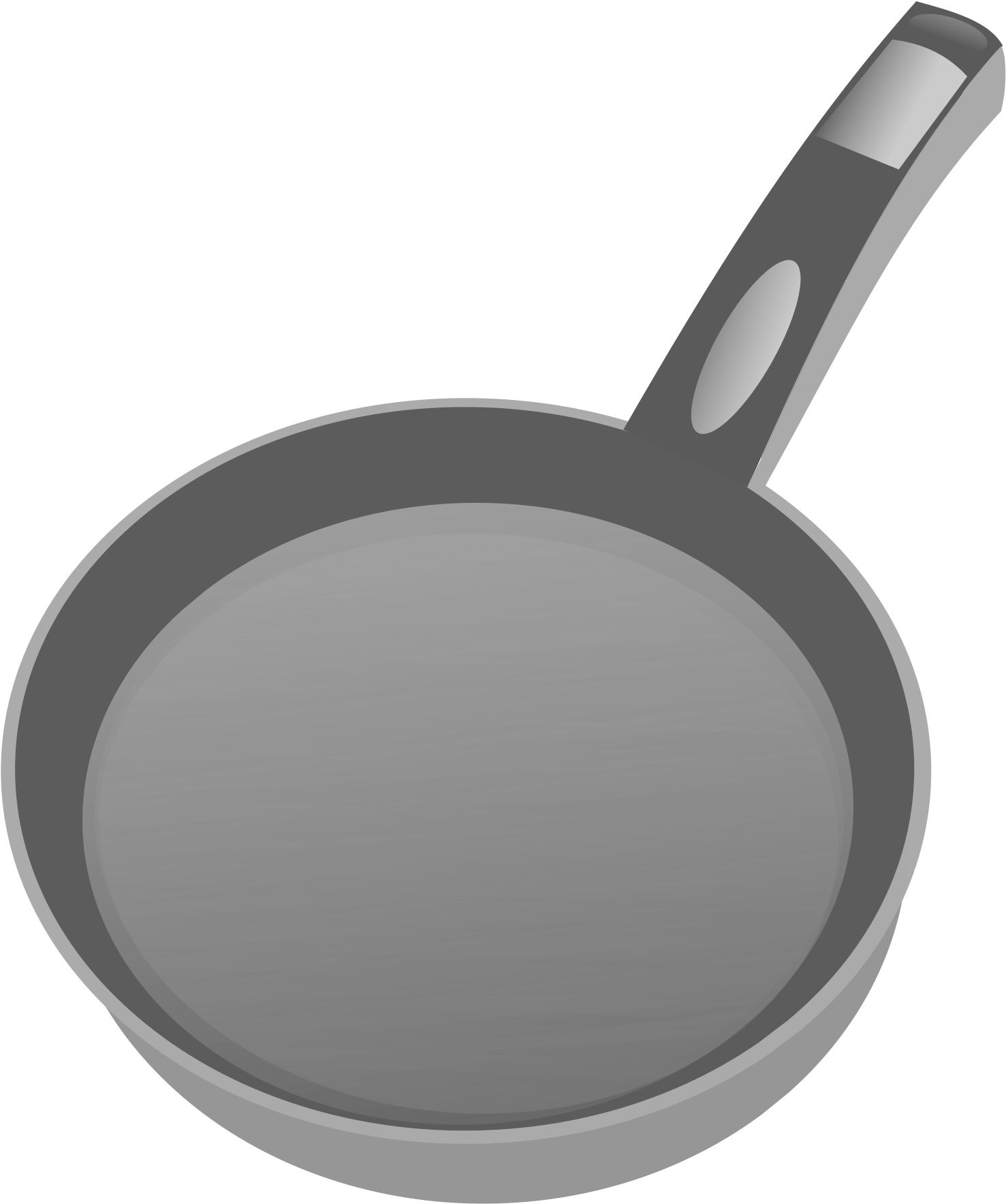 Picture Of Pan Clip Art Medium Size - กะ ทะ เวก เตอร์ (1697x2400)