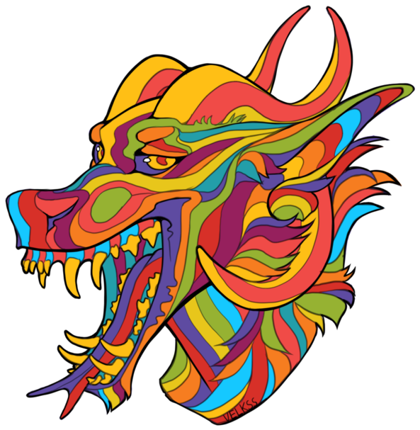 Psychedelic Arcanus Sticker By Velkss - Digital Art (600x612)