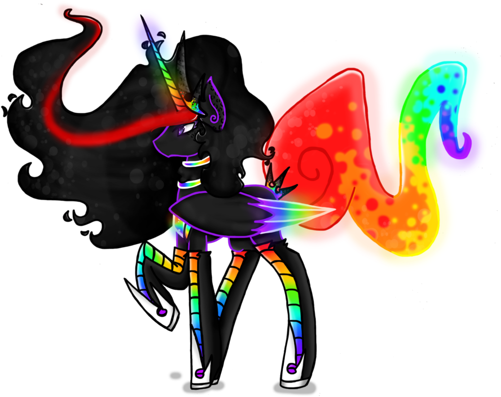 Rainbow Dash - Neon Pony Oc (1024x792)