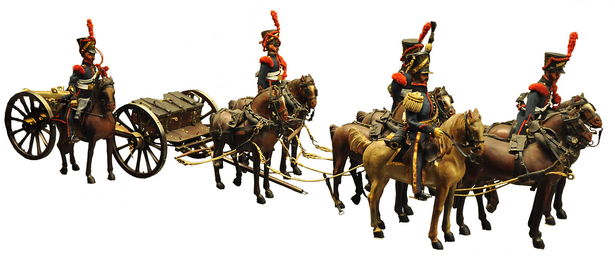 Horse-drawn Howitzer Train - Png Howitzer (2000x816)