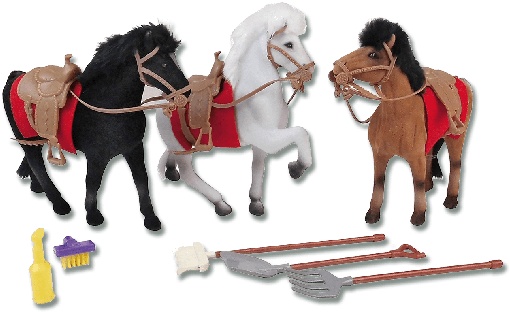 Happy People Pferd Drei Pferde Im Stall (567x648)