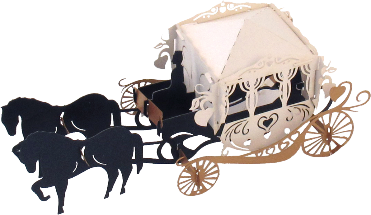 Horse Drawn Carriage - Horse Drawn Carriage Popup Card (1280x720)