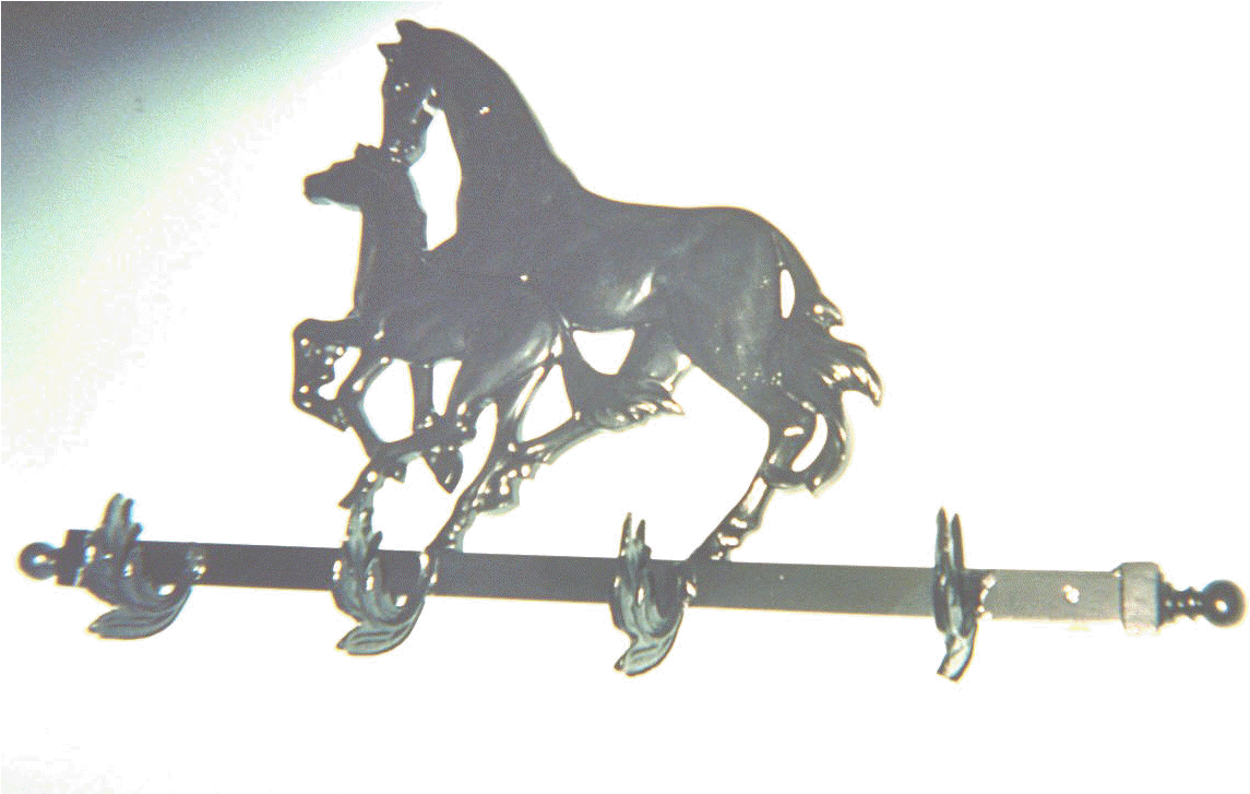 Aluminum Horse Tack Hanger Please Call For Pricing - Stallion (1161x726)