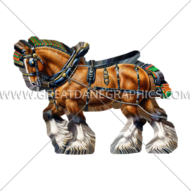 Shire Horse - Sorrel (385x385)