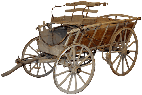 Coach, Old, Rural, Horse Drawn Carriage - Horse Carriage Png (514x340)