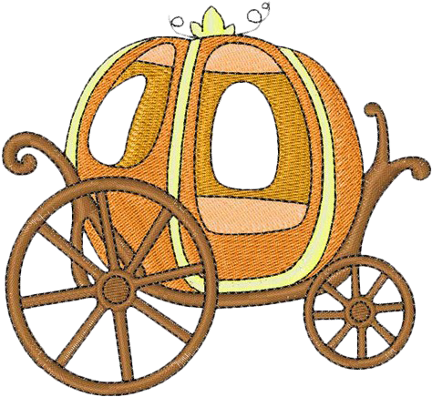 Bicycle Mountain Bike Doll Cogset Toy - Pumpkin Carriage Embroidery Design (500x500)