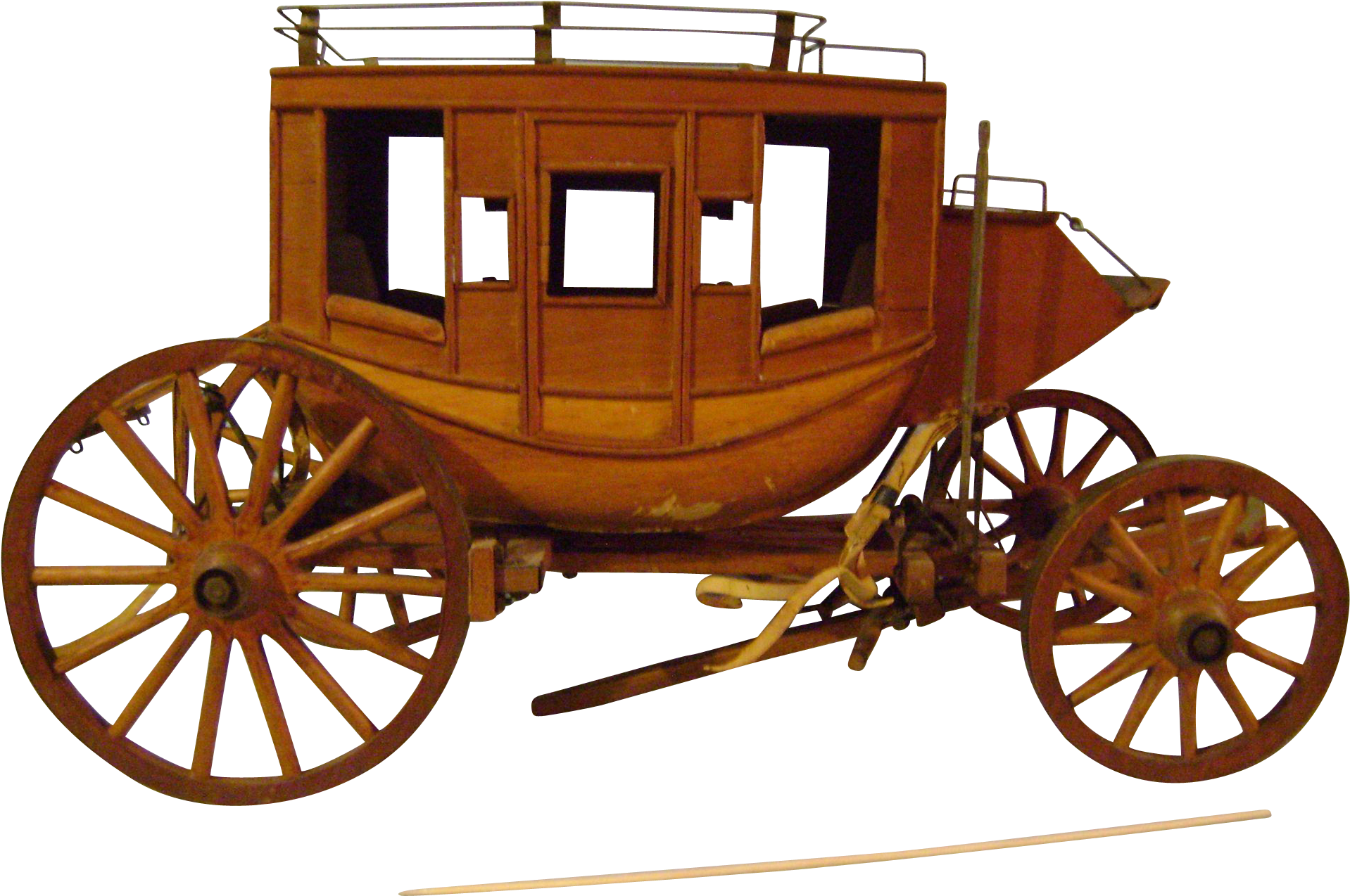 Stagecoach Model From Teak Wood From Uss Missouri - Bbs Rx R Front (1917x1917)