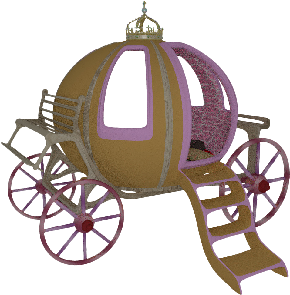 Cinderella Carriage 3d Modeling 3d Computer Graphics - Horse-drawn Vehicle (1200x1200)