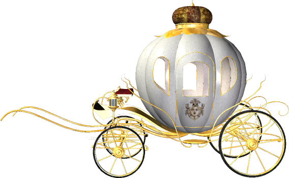 Cinderella Carriage Png - Carriage (568x350)