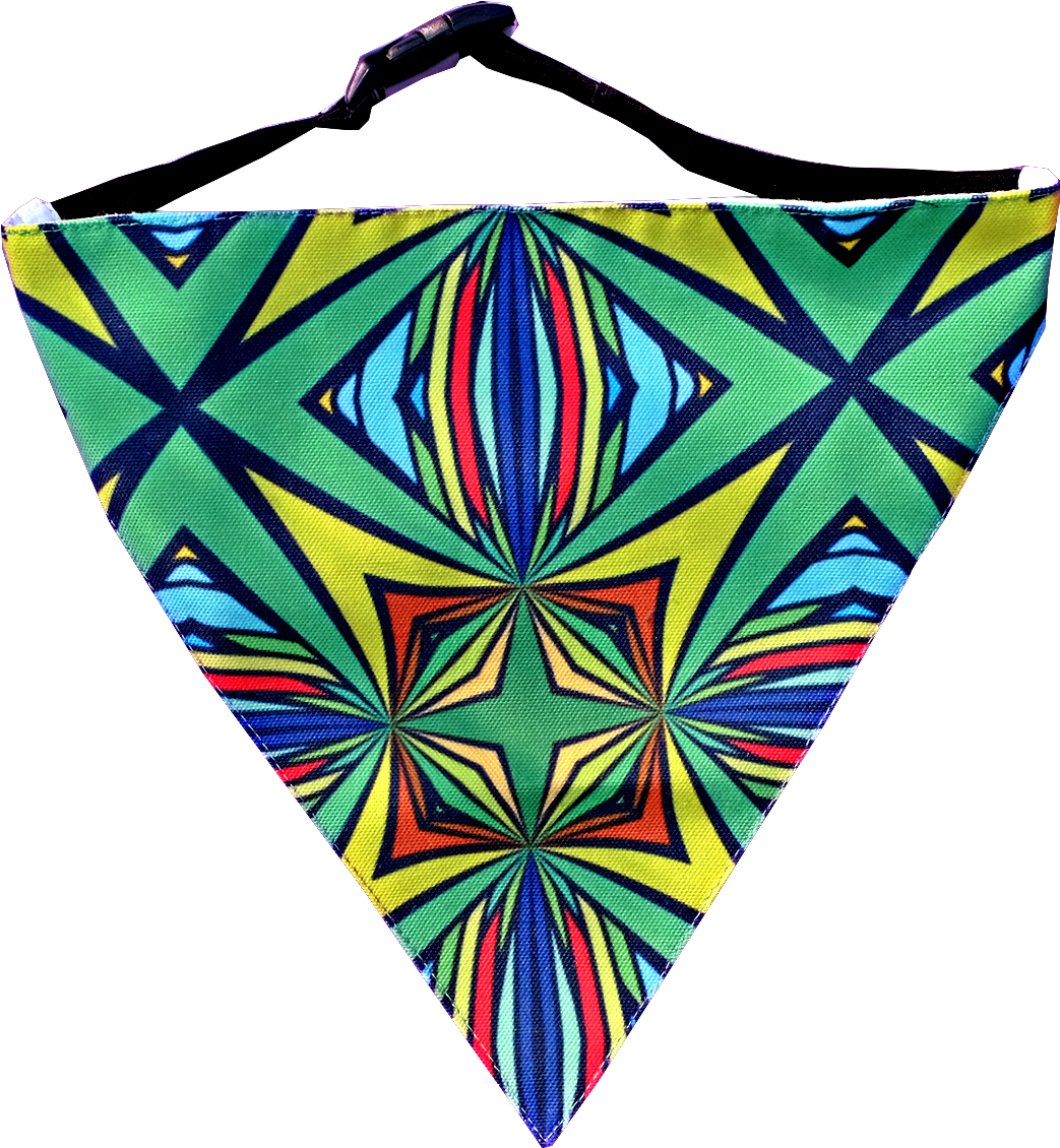 Psychedelic State - Bandana - Composition Book 8x10 Glossy Softcover 150 Lined Pages; (1200x1200)