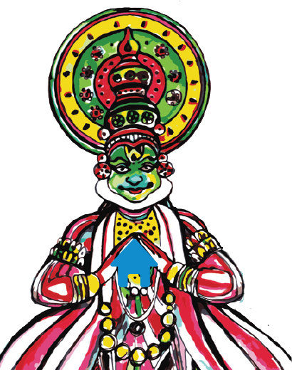 The Paradise Of Artists, Kerala Kalamandalam Is Just - Psychedelic Peace Of Mind (410x520)