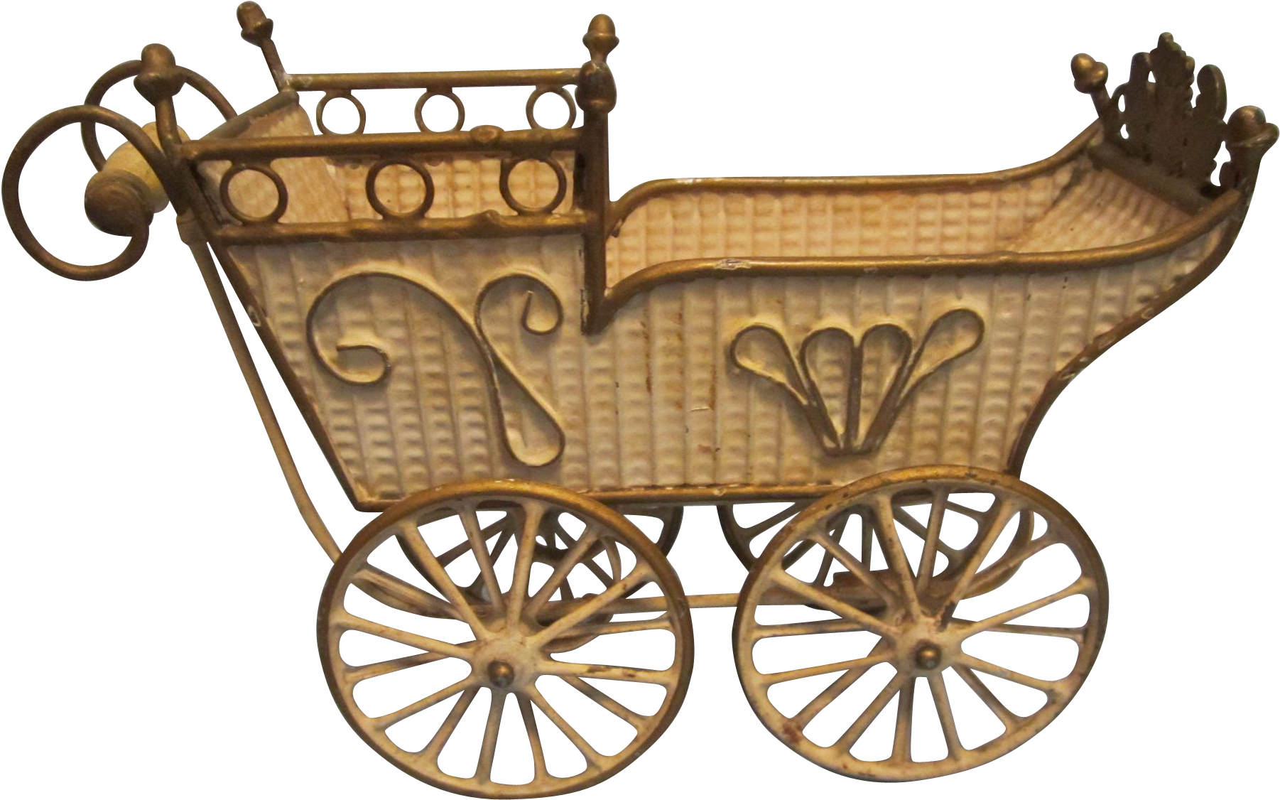 Antique German Marklin Doll Carriage - Chaise (1801x1801)