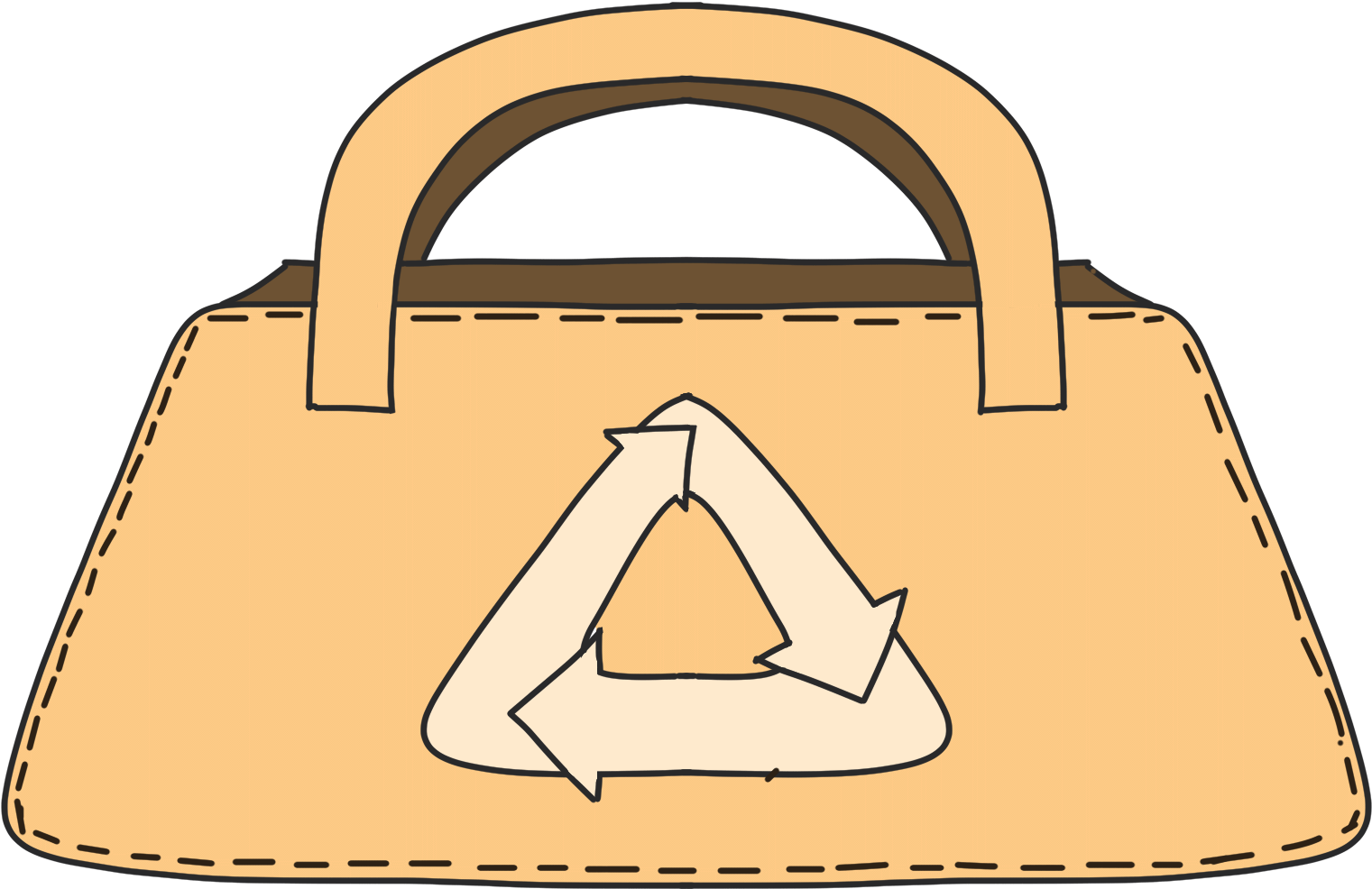 Brown Shopping Bag Clipart {free} Earth Day Clip Art - Clip Art (1583x1058)