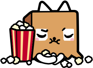 Toca Life Paper Bag Cat Messages Sticker-9 - Paper (408x408)