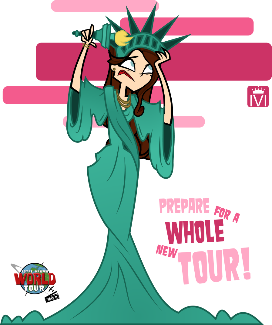 Liberty Princess By Queenmv Liberty Princess By Queenmv - Total Drama World Tour (897x1070)