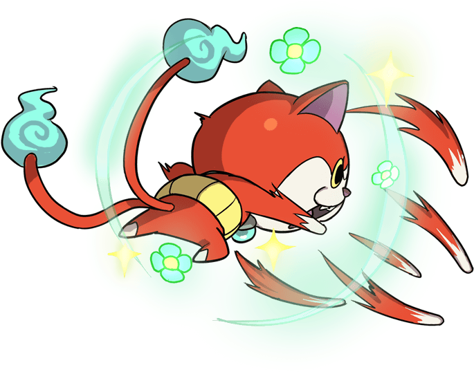 Yo-kai Watch 2 Jibanyan Yōkai Tattletell - Cartoon (684x545)