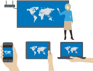 These Technologies Help To Access Other Countries' - Artwall Jo Moulton's Map, Gallery Wrapped Canvas, 36 (400x300)