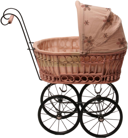 Carriage By Doloresminette Carriage By Doloresminette - Miniature Stroller Baby Basket (461x500)