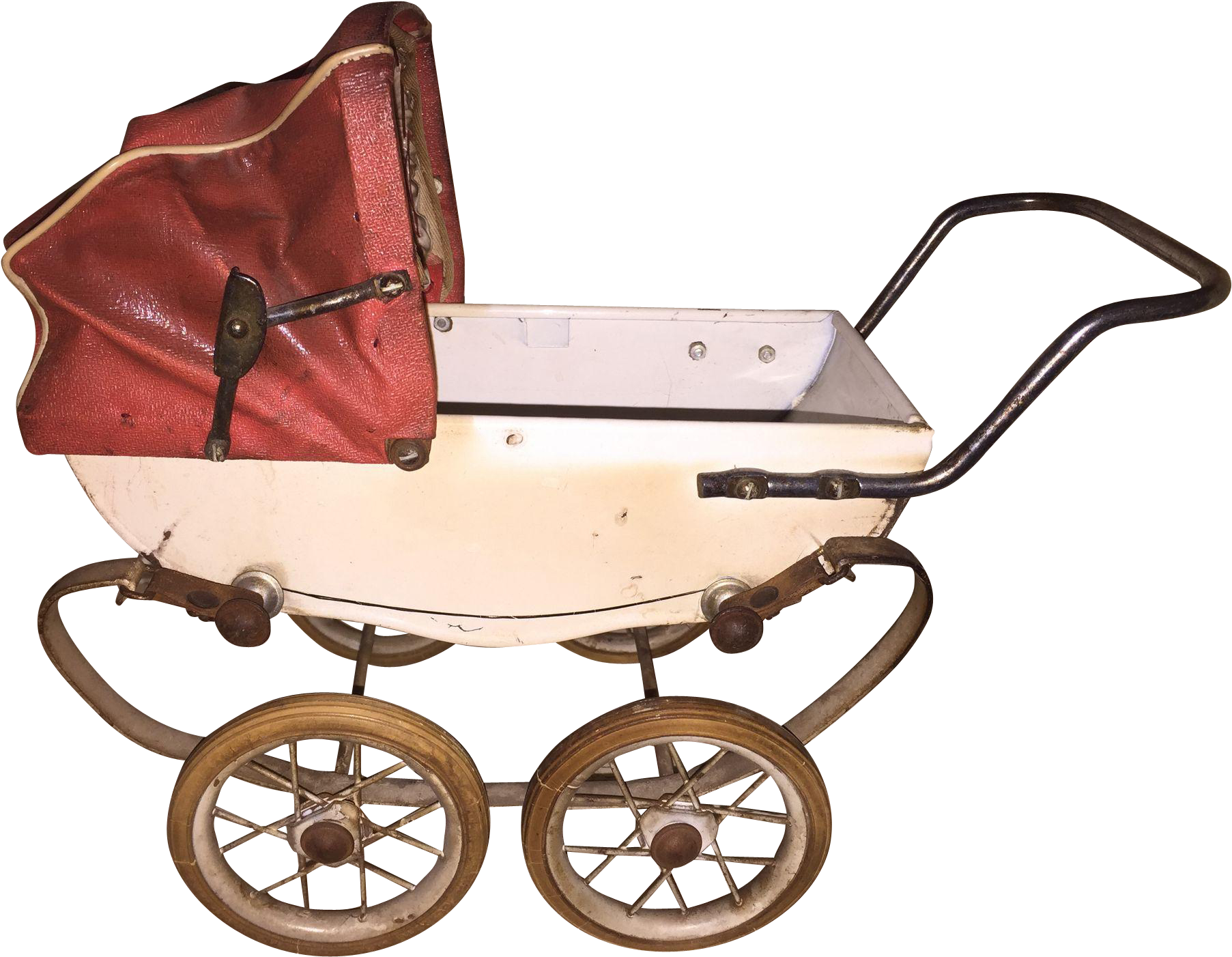 Vintage Doll French Doucet Pram Buggy Carriage As Found - Wheelbarrow (1804x1804)