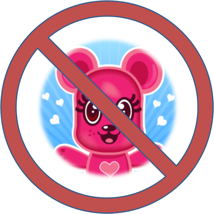 Applique Teddy Bears = No - No Teddy Bears Allowed (706x706)