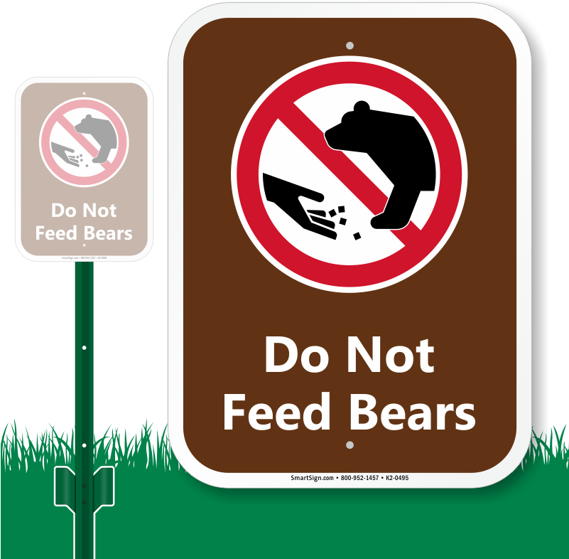 No - Do Not Feed Deer Sign (800x800)