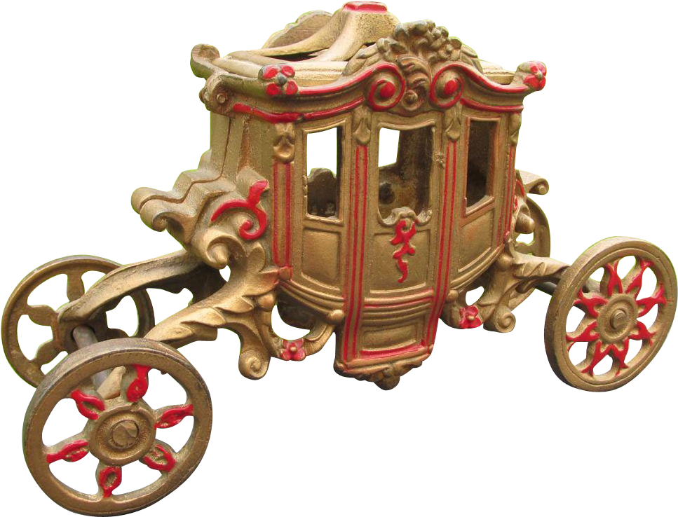 Art Deco La Tessa Carriage, Cinderella Coach, Incense - Cinderella Coach Png (966x966)
